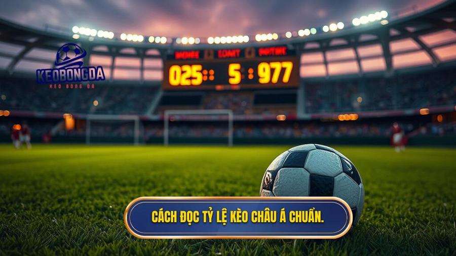 Cách đọc tỷ lệ kèo Châu Á chuẩn.