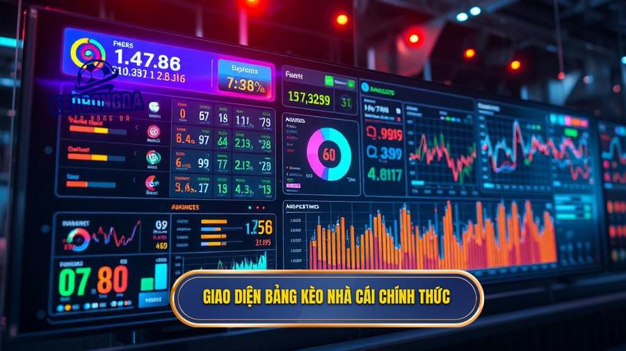 1. Giao diện bảng kèo nhà cái chính thức