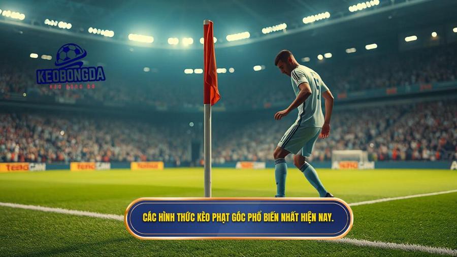 Các hình thức kèo phạt góc phổ biến nhất hiện nay.
