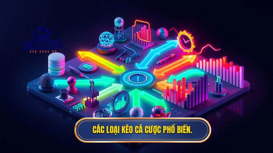 Các loại kèo cá cược phổ biến.