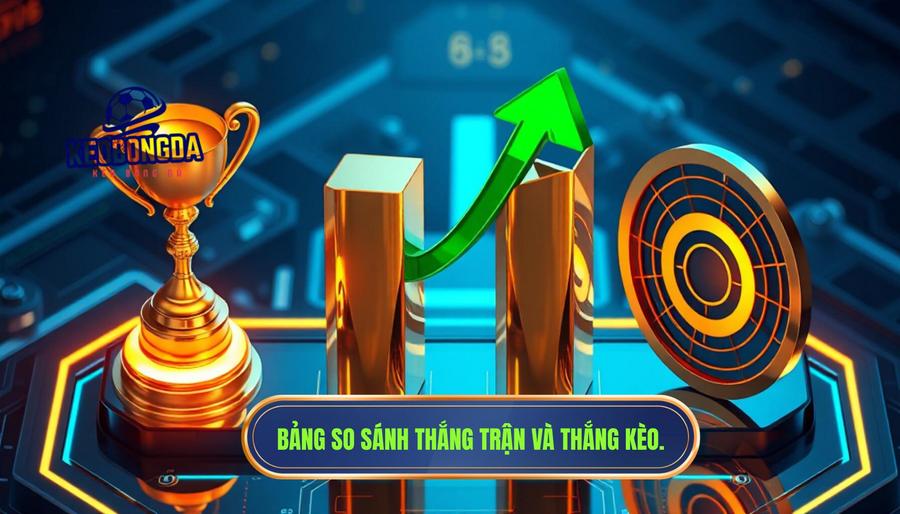 Phân tích bảng so sánh: Thắng trận vs Thắng kèo